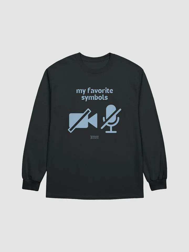 Muted Camera Icons Unisex Long Sleeve Tee product image (1)