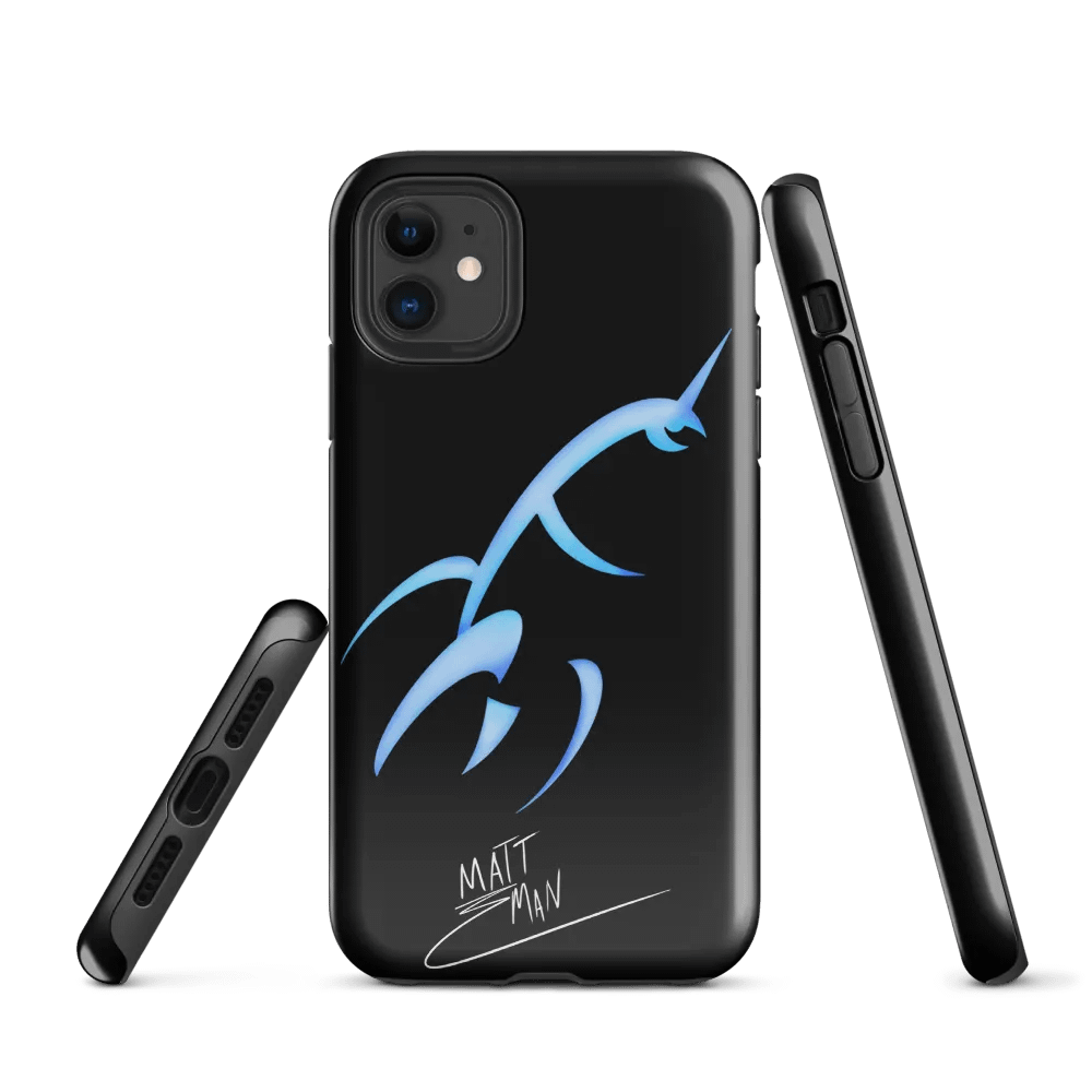 Blue Rocket iPhone Case product image (1)