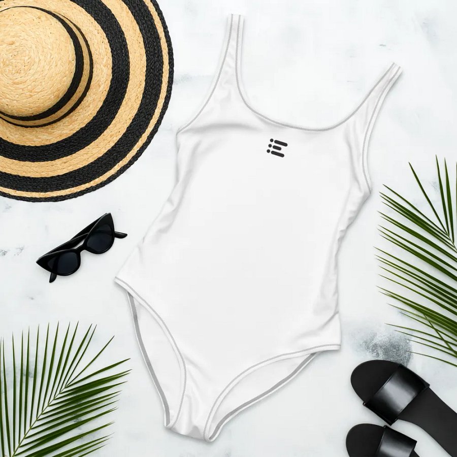 All-Over Print One-Piece Swimsuit w/ Center Logo product image (4)