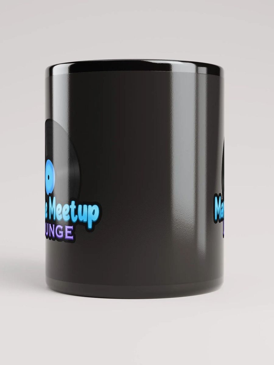Marble Meetup Lounge Black Glossy Mug product image (9)