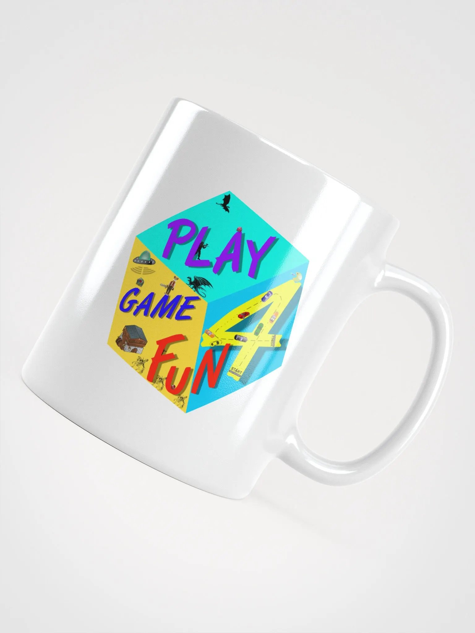 PlayGame4Fun Parkour Mastery Mug White product image (11)