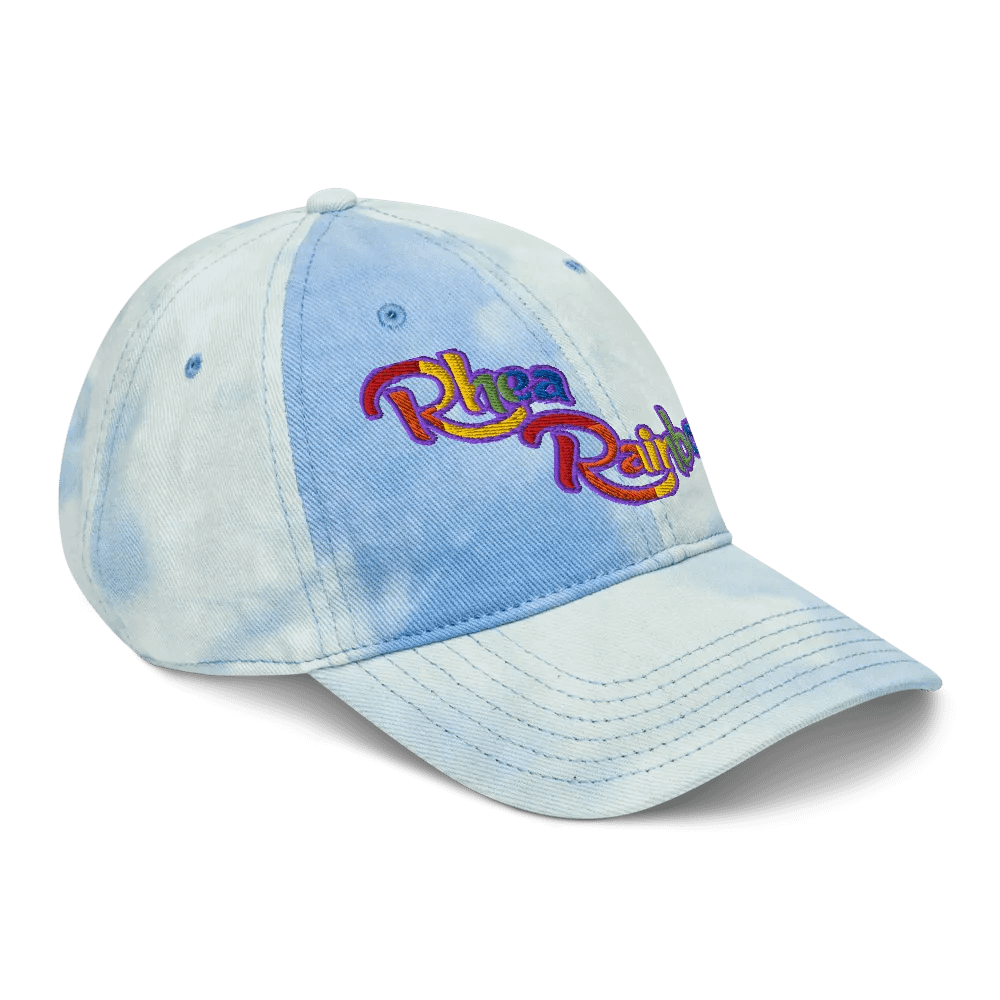 🌈Rhea Rainbow Sky Tie-Dye Dad Hat!🧢 product image (6)
