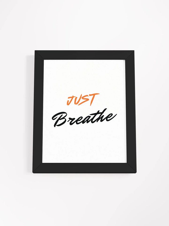 Just Breathe Framed Poster product image (1)