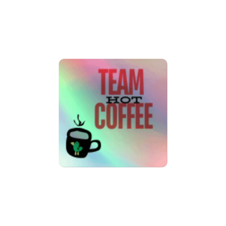 Team Hot Coffee Sticker product image (1)