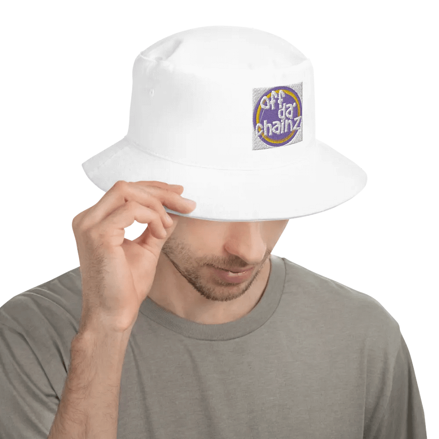 Off Da Chainz White Coolie Hat product image (4)