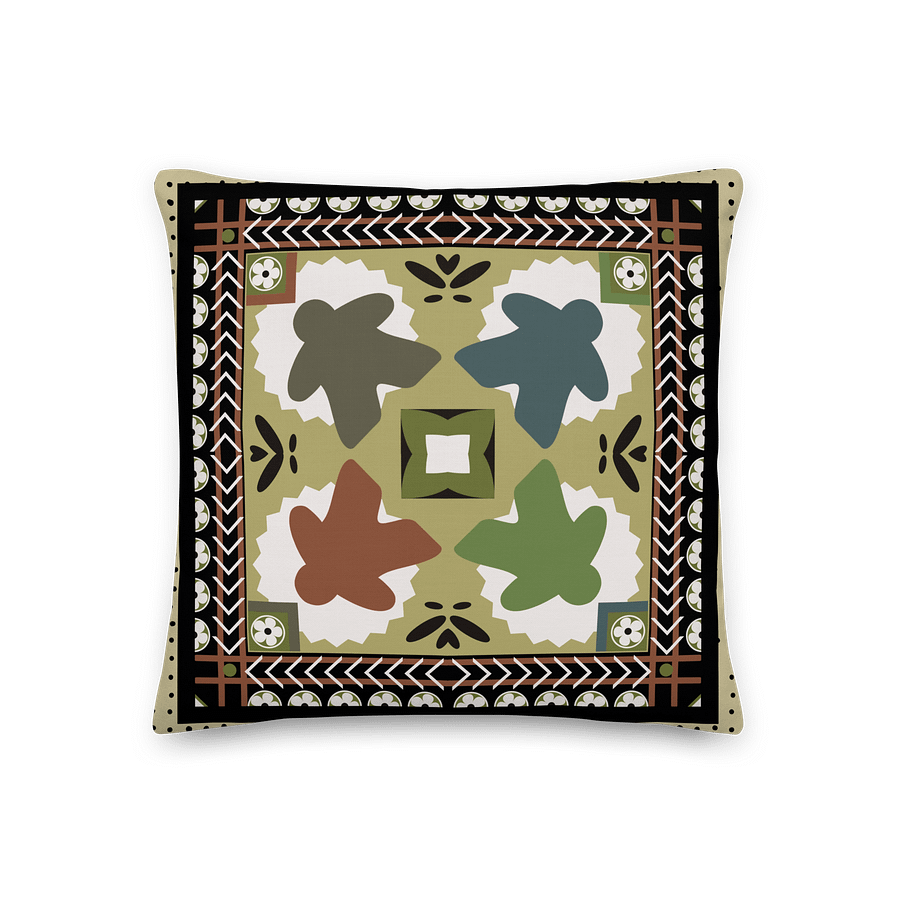 Patchwork Country Cottage Meeple Pillow product image (2)