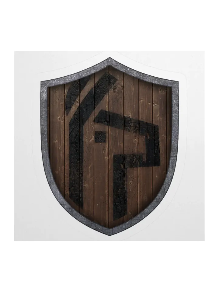 MrLlamaSC Shield Sticker product image (1)
