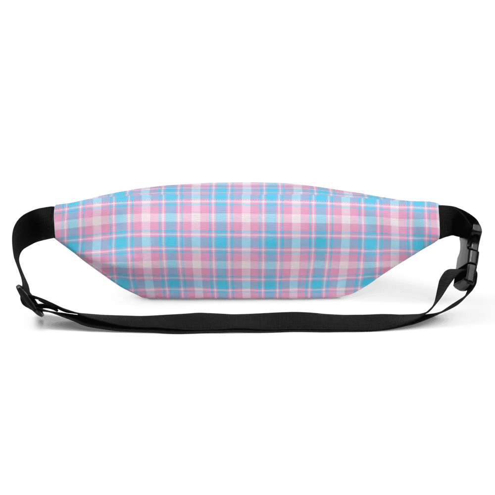 Baby Blue, Pink, and White Plaid Fanny Pack product image (4)