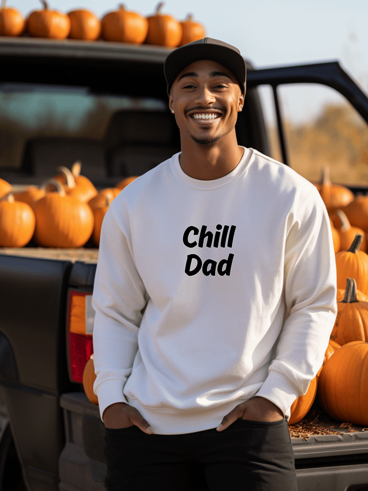 “Chill Dad” Upbeat Classic Sweatshirt product image (1)