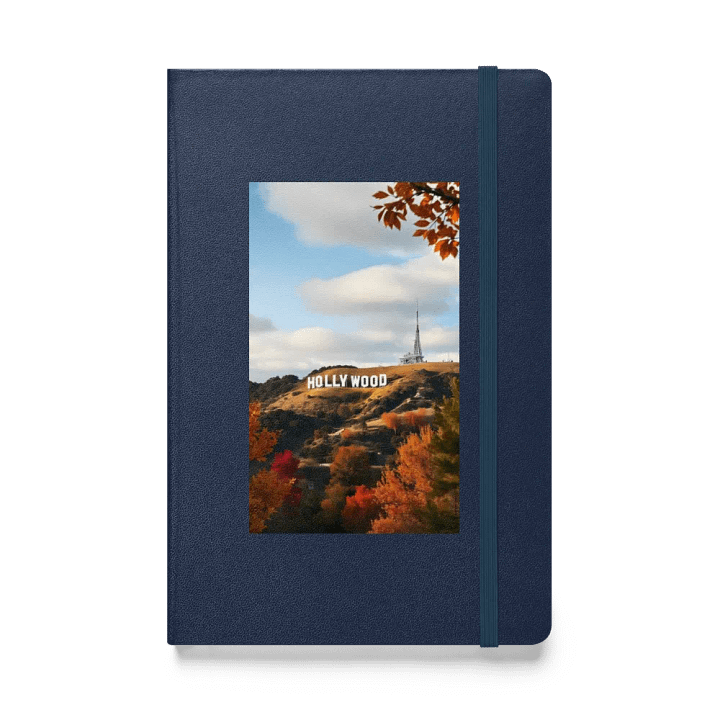 Hollywood Sign, Los Angeles, California, United States HARDCOVER NOTEBOOK. product image (1)