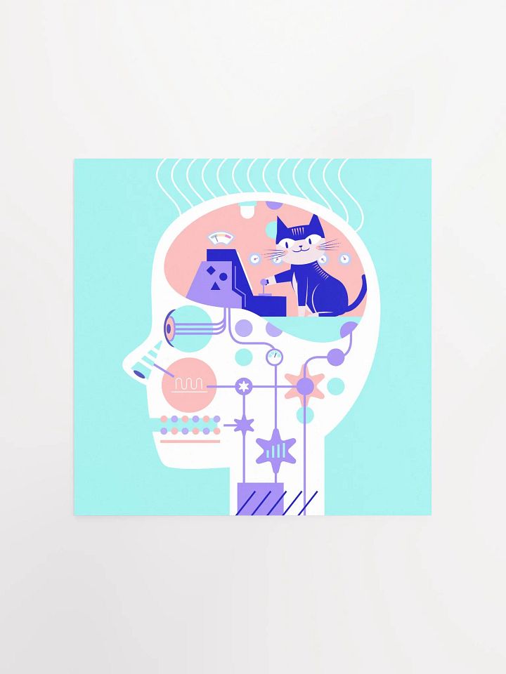 Brain Control Art Print product image (1)