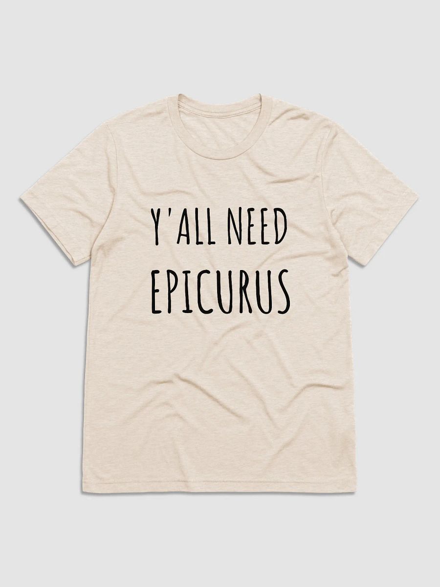 Y'all Need Epicurus LIGHT (Bella+Canvas Triblend Short Sleeve T-Shirt) product image (10)