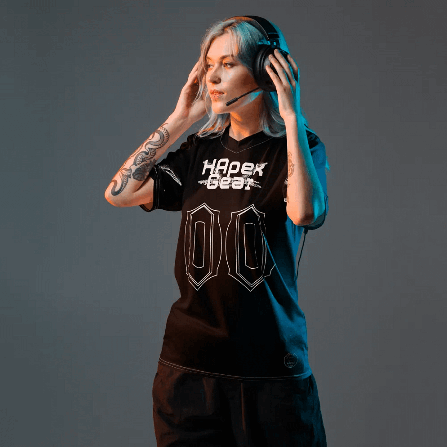 Capital Rover - Black - Recycled Unisex Sports Jersey - White HApex Gear Black Logo product image (5)