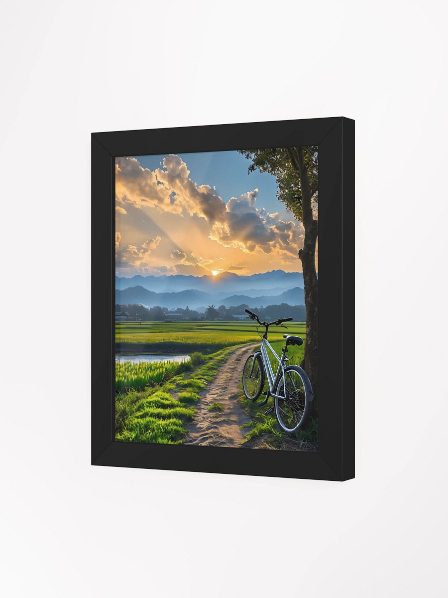 Sunset Bicycle Serenity Poster product image (4)