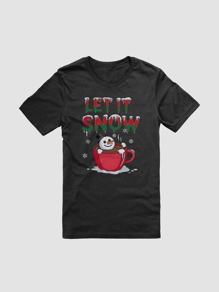 Let It Snow Snowman Christmas Unisex T-shirt for men and women product image (5)