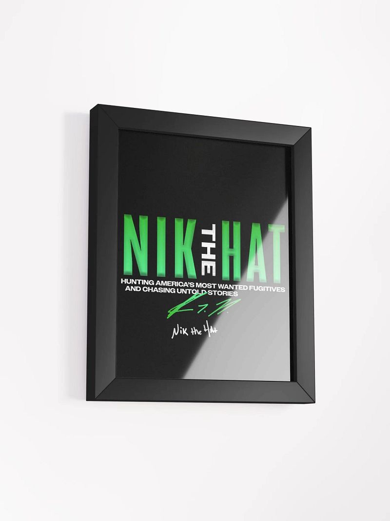Nik The Hat | Framed Wall Art