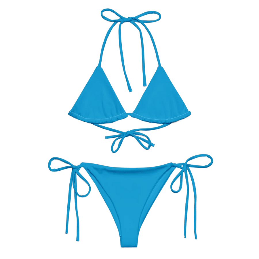 Coral Blue String Bikini Set product image (4)