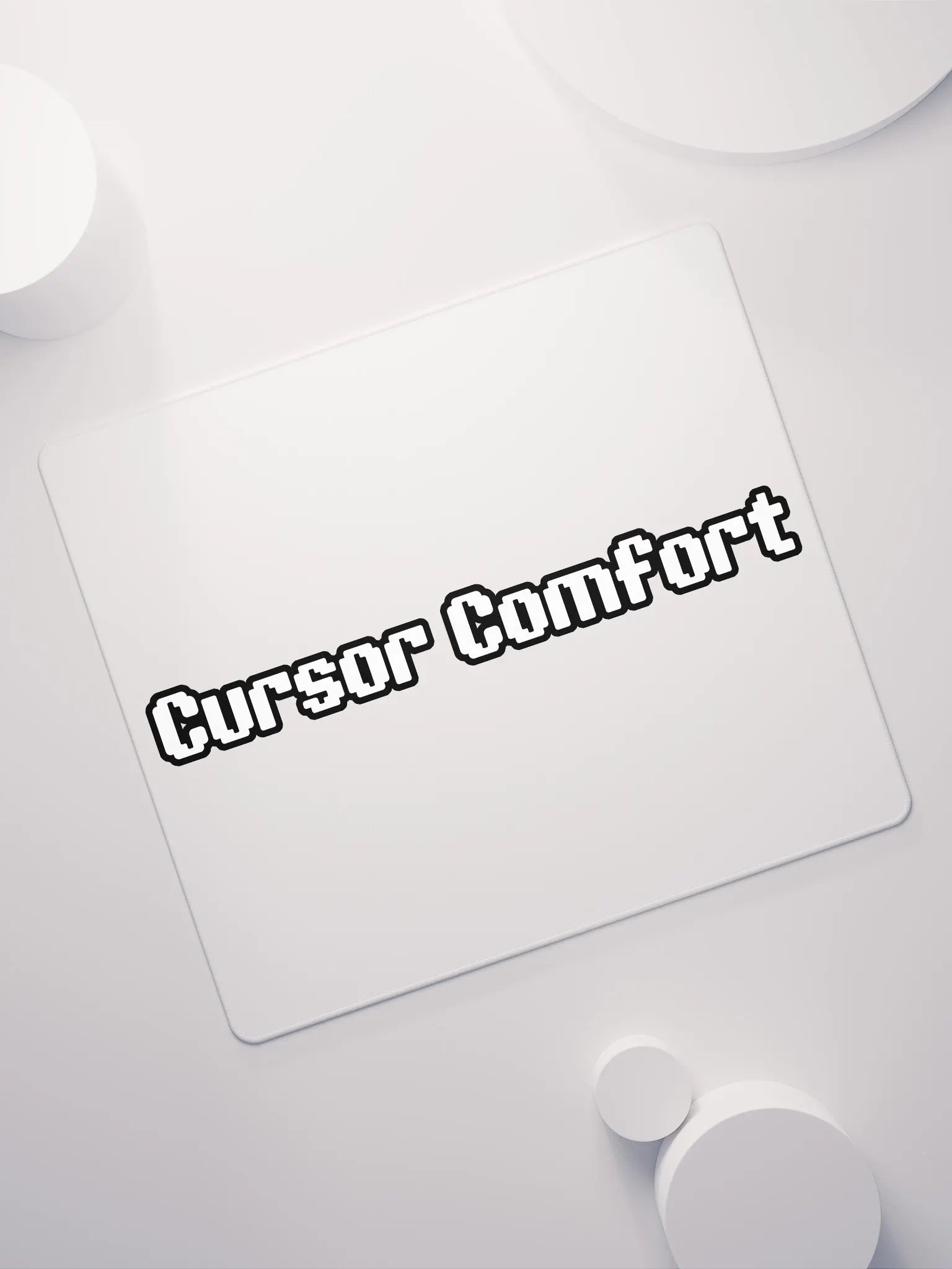 Cursor Comfort ( White Gaming pad & Desk Mat) product image (7)