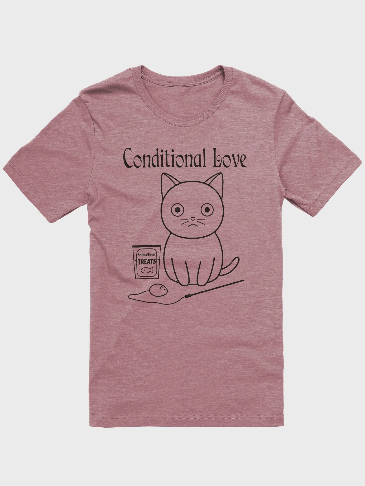 Conditional Love (Black Print) - Unisex Adult Super Soft Lightweight T-shirt product image (1)