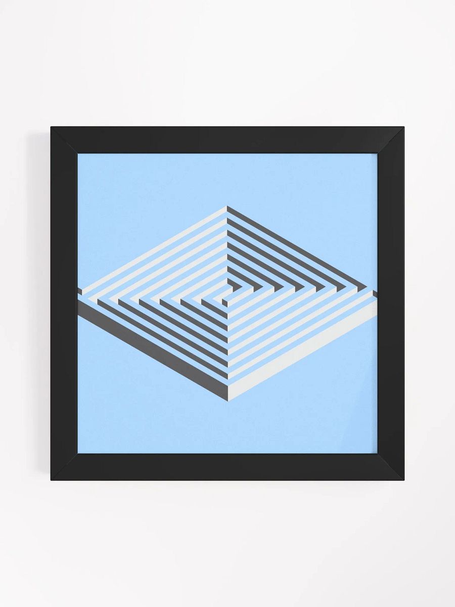 Spiral Maze Framed Matte Poster product image (1)
