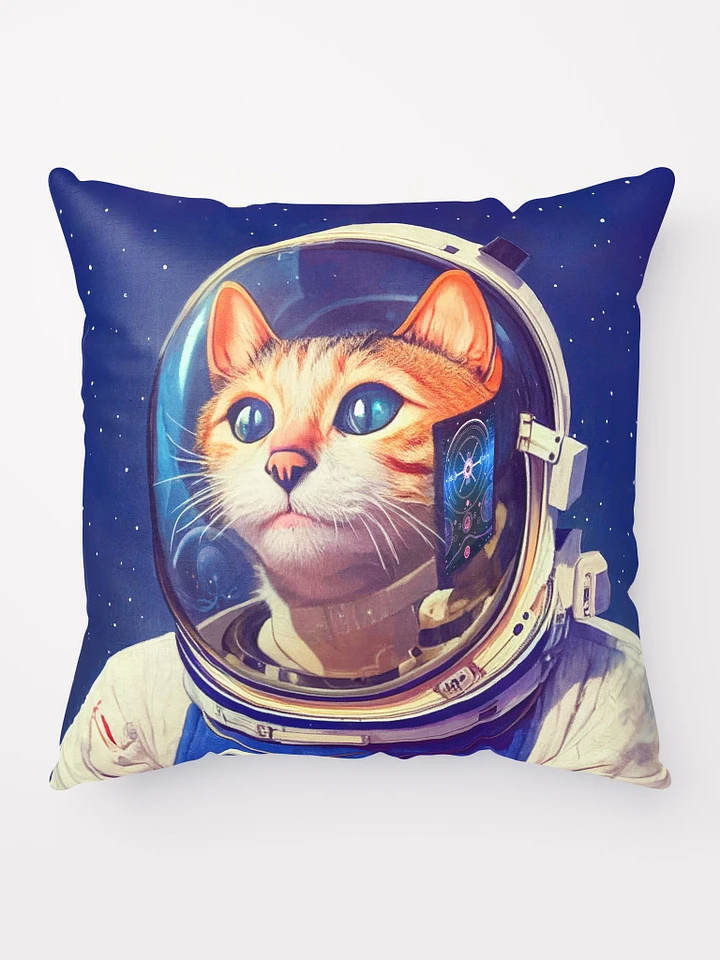 James Tiberius Cat - Astronaut Throw Pillow product image (1)