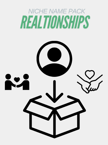 Niche Name Pack- Relationships product image (1)