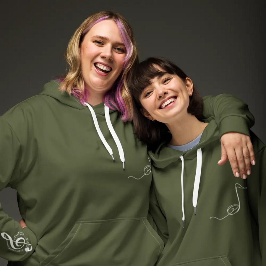 Band Geeks Rule Hoodie | Military Green product image (7)