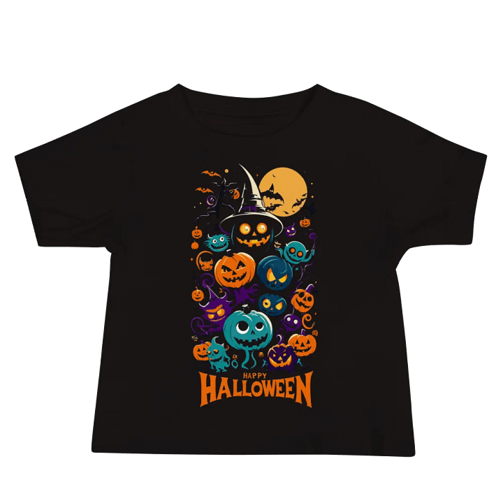 Retro Happy Halloween Baby Tee product image (2)