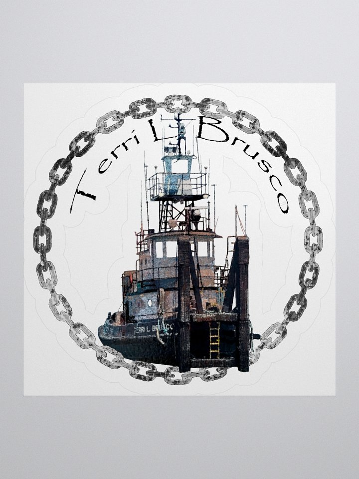 Terri L. Brusco Endless Chain Kiss Cut Stickers product image (1)