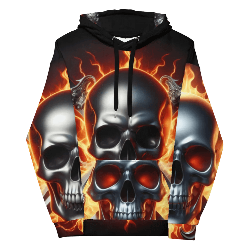 Reclaimed Fury - Unisex Skull Hoodie #26 product image (12)