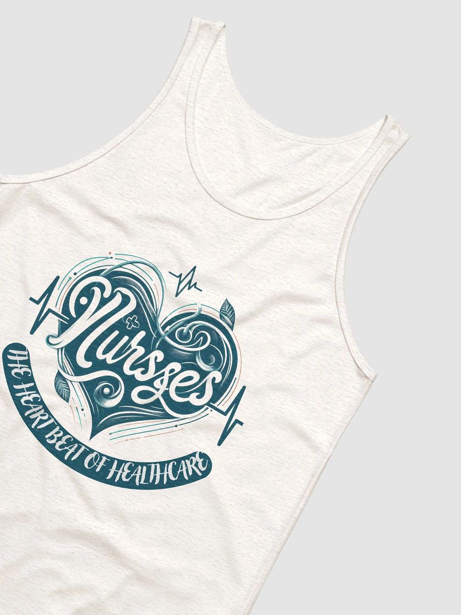 the heart of healthcare, Nurse Heartbeat Jersey Tank product image (10)