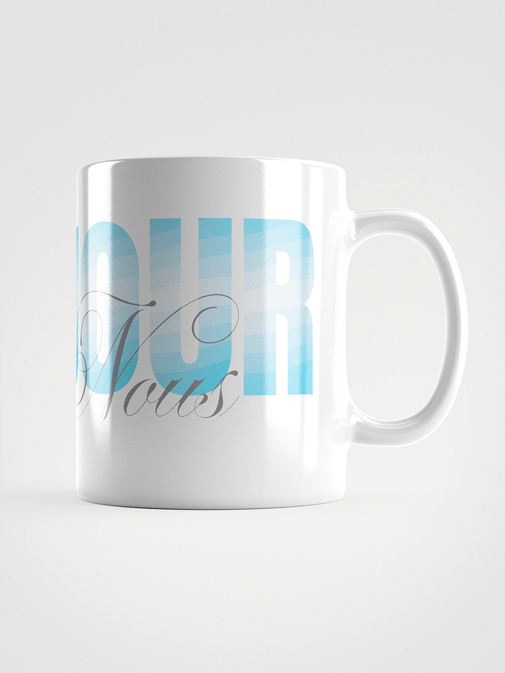 Mug Blanc Bonjour Chez Nous - Cadeau Mug Message Positif product image (1)