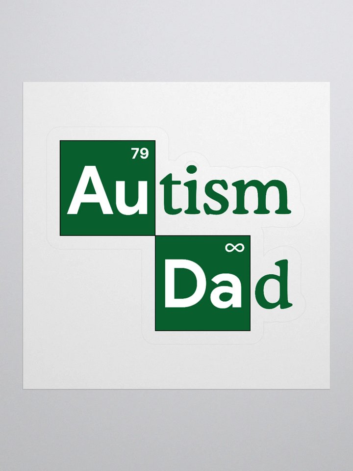Autism Dad Heisenberg Sticker product image (3)