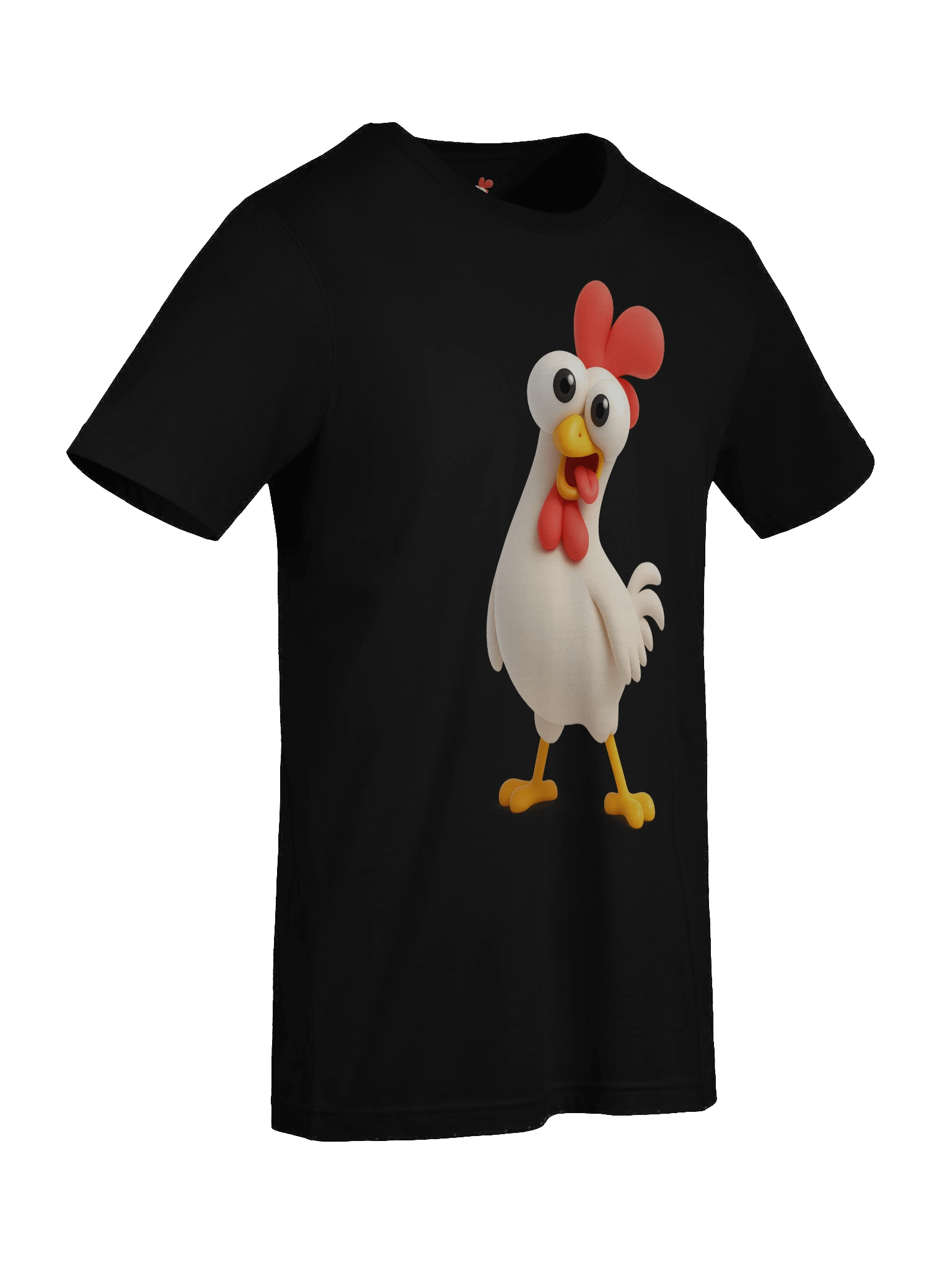 Crazy Chicken T-Shirt – Funny Cartoon Chicken Graphic Tee product image (5)