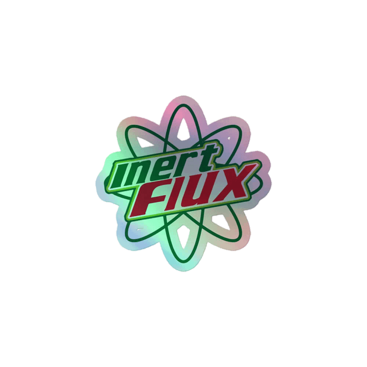 Inert Flux Vinyl Holographic Sticker product image (1)