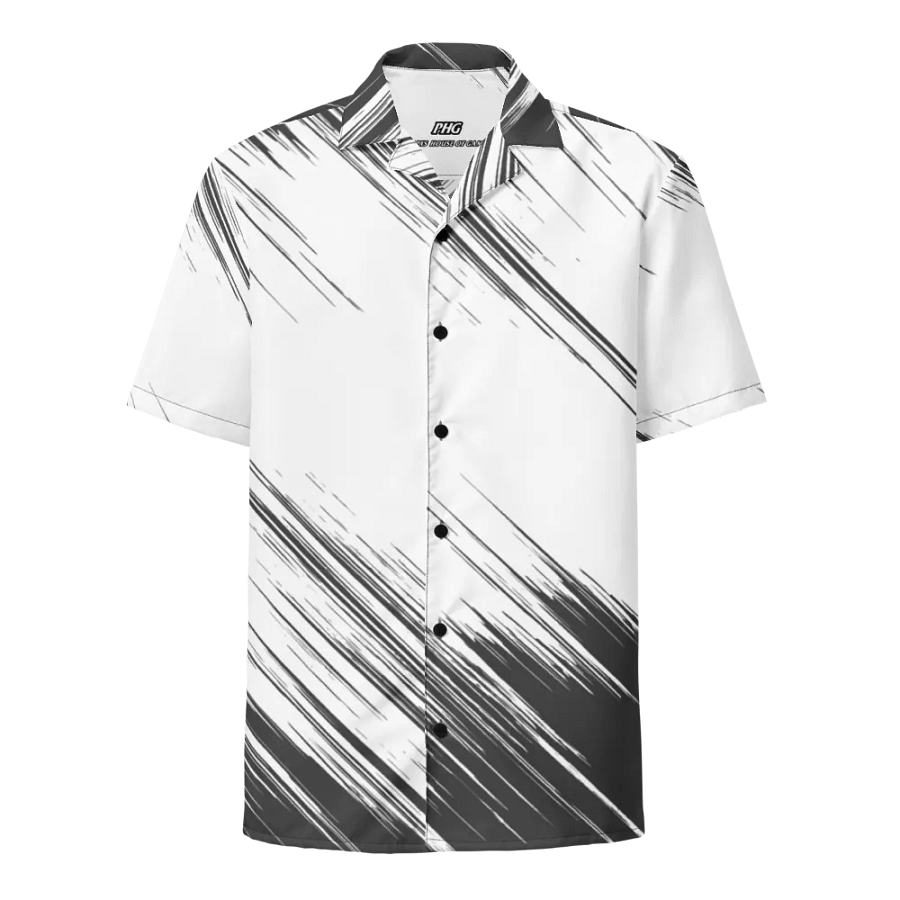Chaos in Monochrome Hawaiian Shirt product image (3)