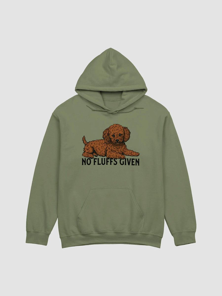 No Fluffs Given Hooded Sweatshirt of a Toy Poodle(Chocolate) | Funny Hoodie for Poodle Paw-rents product image (17)