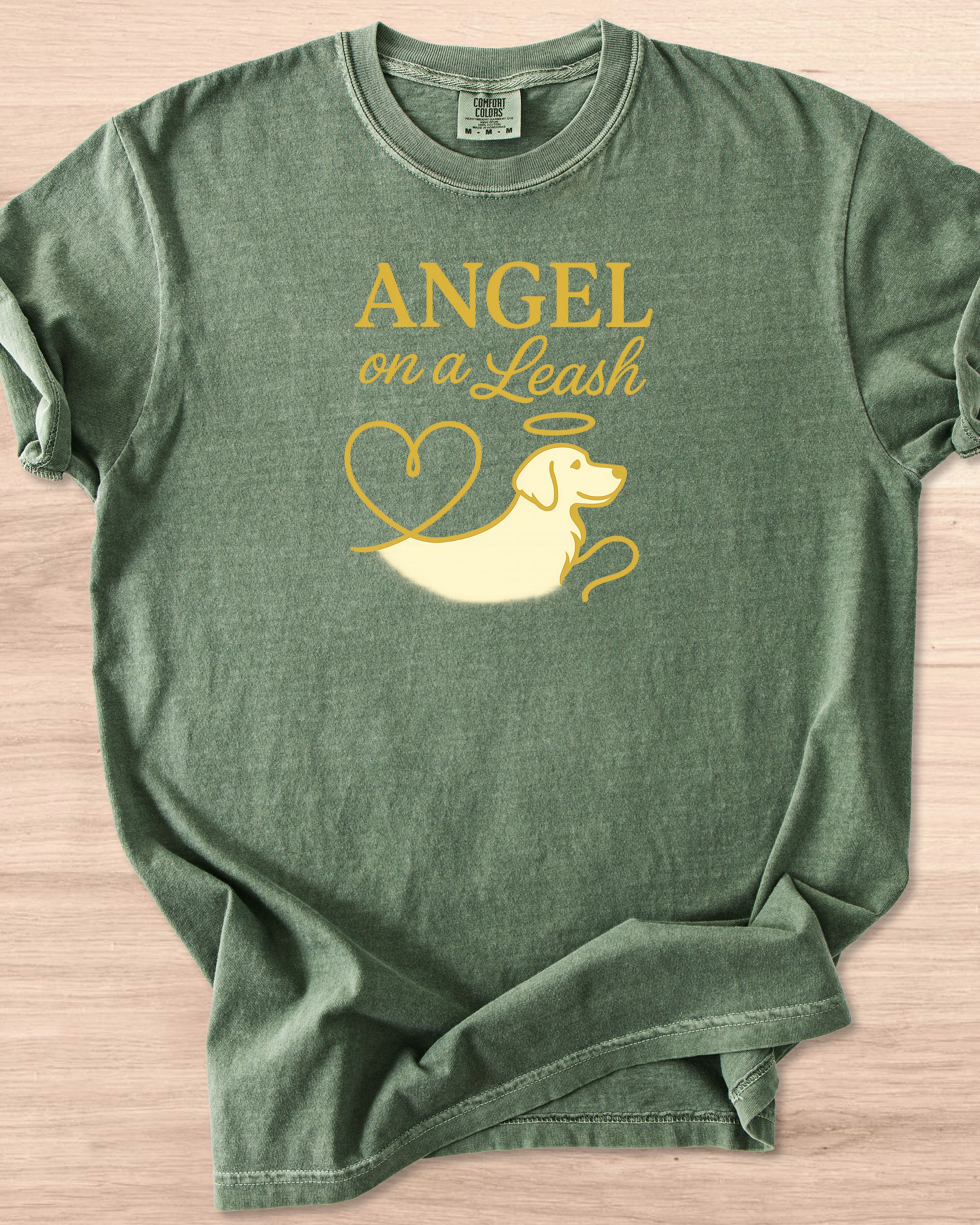 Angel On A Leash (Golden Retriever) Tee product image (61)