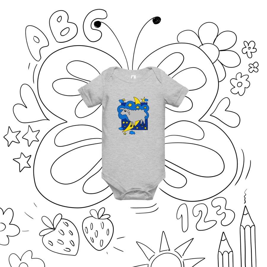 Sleepy Sheep - Baby Onesie product image (8)