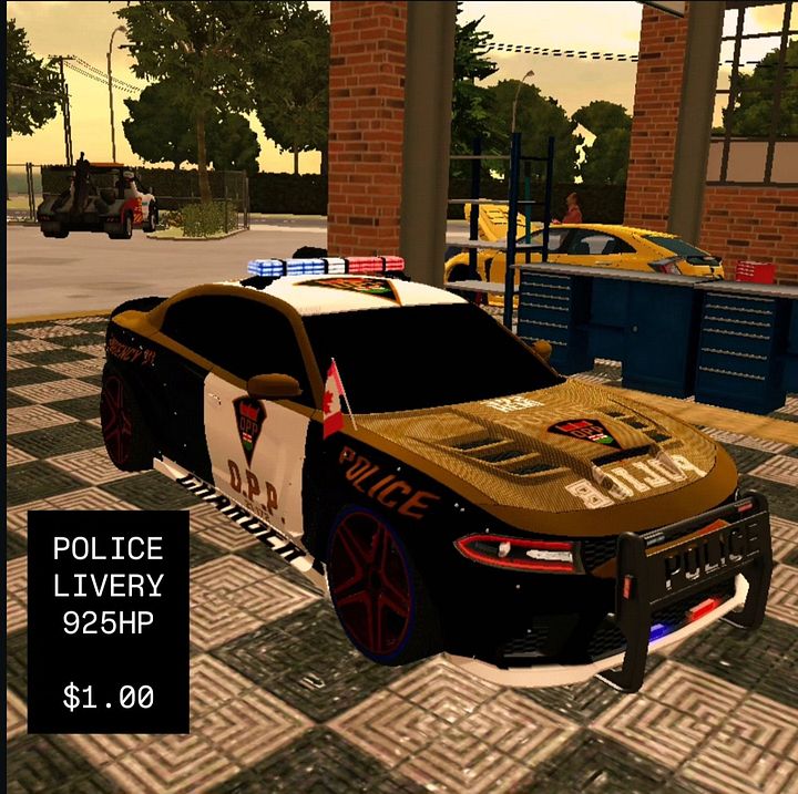 High-Speed Pursuit: 925HP Police Muscle Car Livery (Charger) product image (1)
