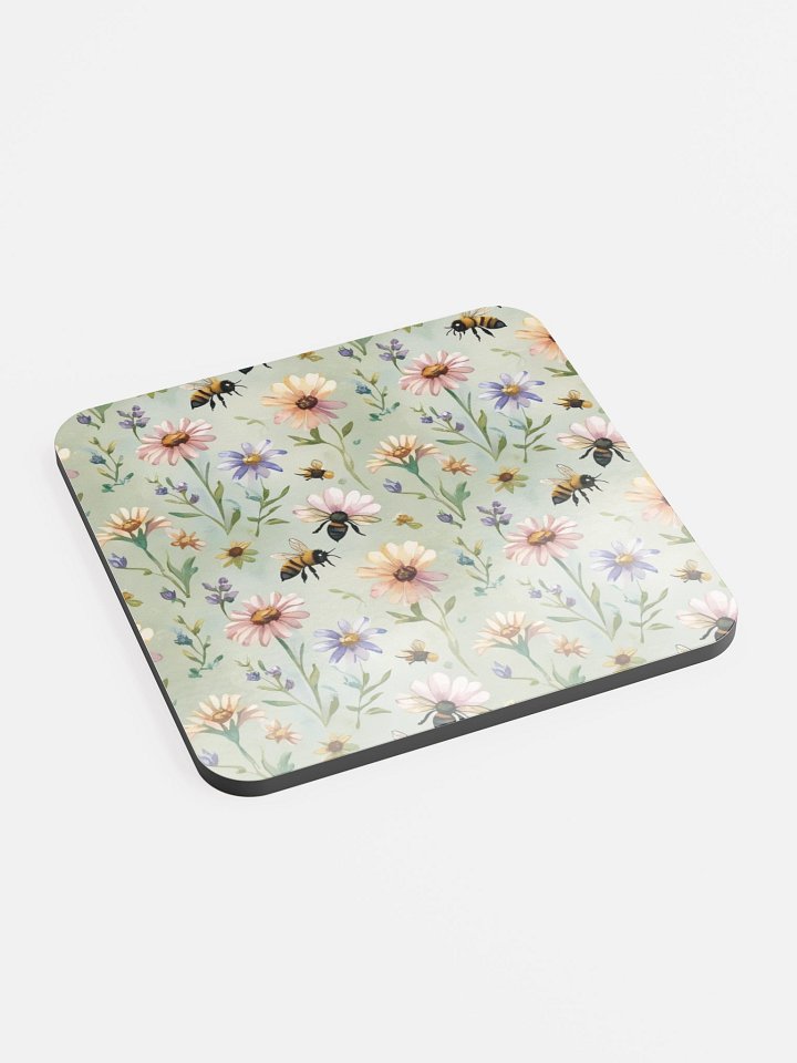 Buzzing Blooms Cork Coaster Set product image (2)