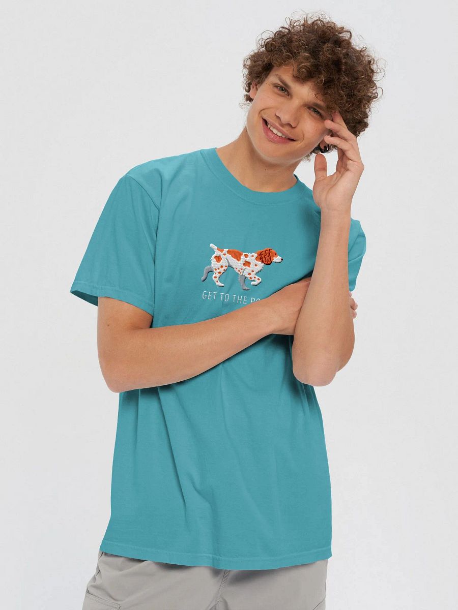 Get to the Point T-Shirt(Embroidered) of a Brittany Spaniel product image (7)