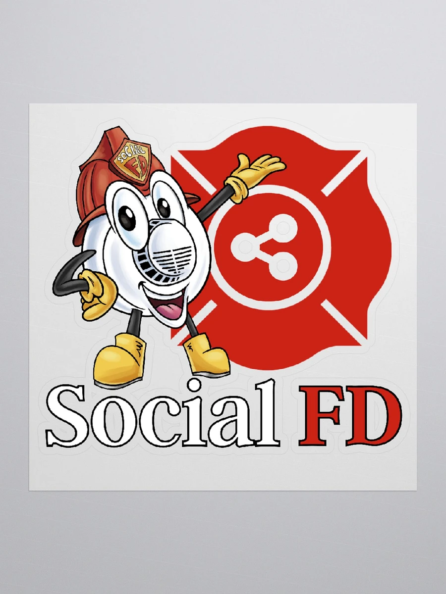 Social FD Mascot Sticker product image (3)