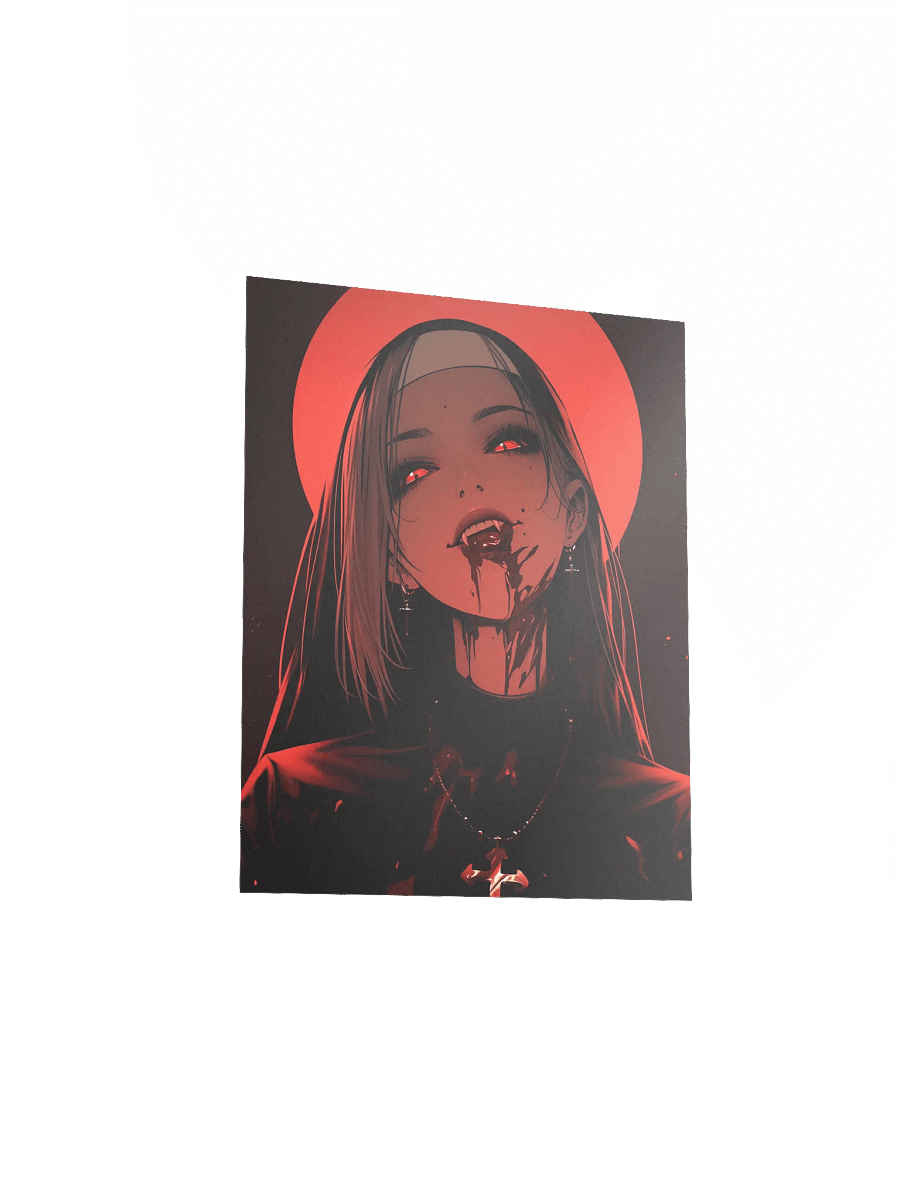 Bloody Vampire Glow Matte Poster product image (16)