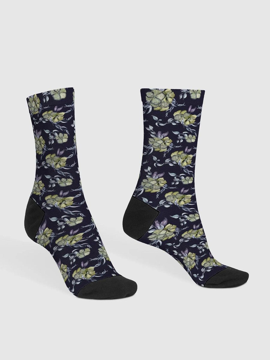 Gothic Flower | Premium Sustainable Crew Socks product image (3)