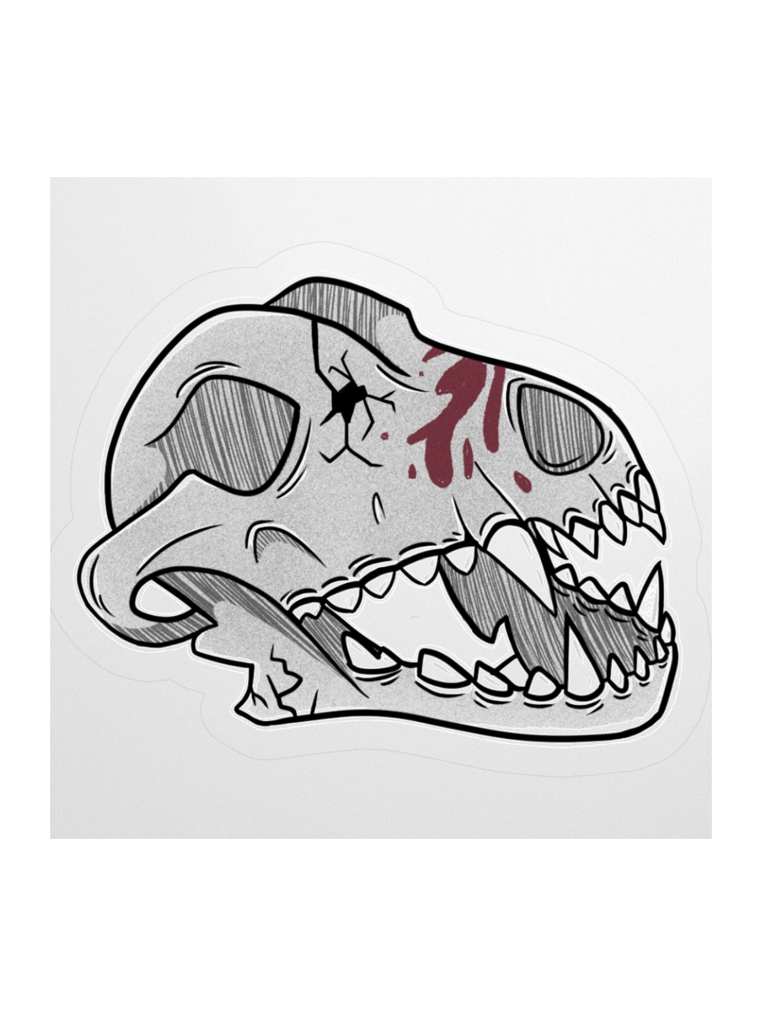 Miyuu's 2025 DONOTHON DeerSkull Sticker product image (1)
