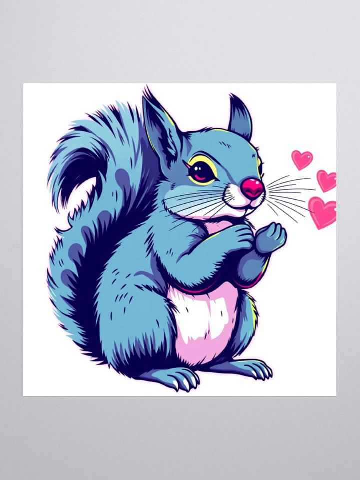 Love Struck Squirrel Sticker product image (2)