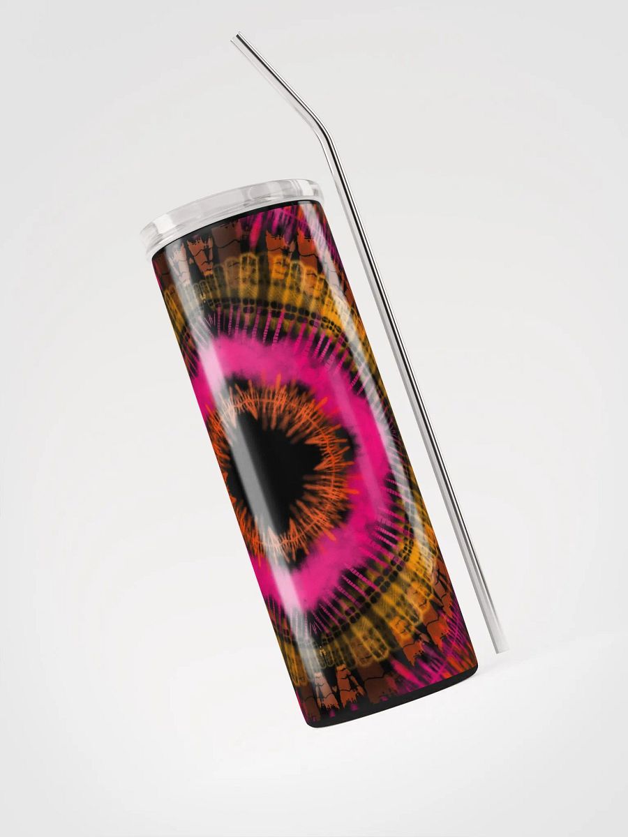 Vibrant Tie Dye Stainless Steel Tumbler: Eco-Friendly Chic for On-the-Go sips product image (3)