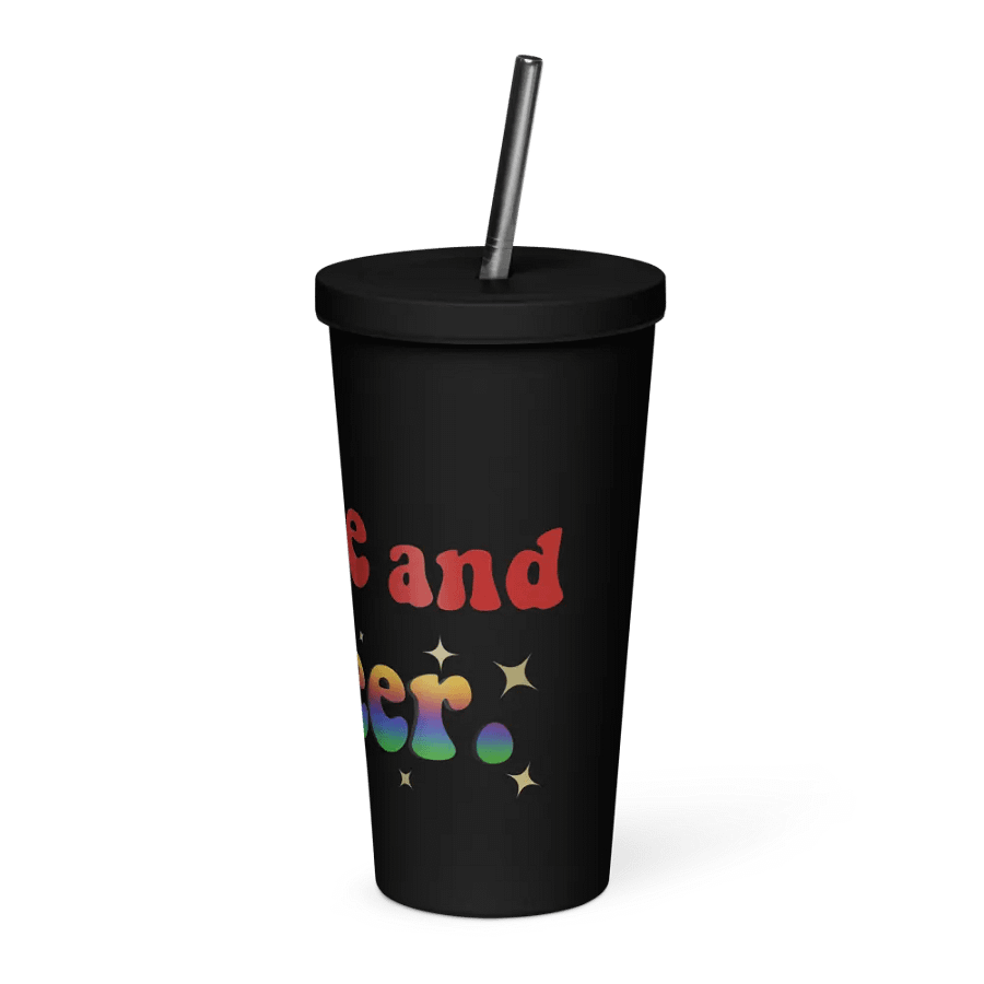 I'm here and Queer Insulated Cup product image (6)