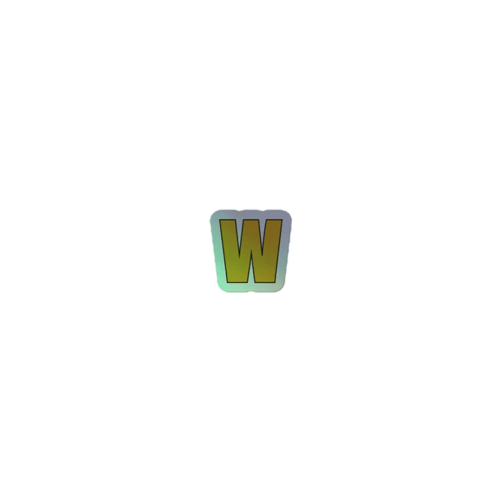 W sticker product image (1)